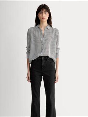 Everlane High-Key Stovepipe Jean in Washed Black - NWT - Size 28
